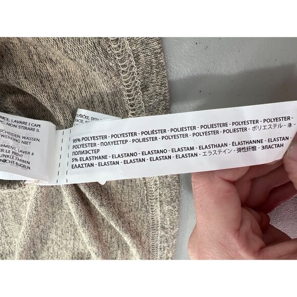 Smash Open Front Cardigan Sweater Women Large Long Sleeve Tan Neutral Cozy Knit - Picture 4 of 6